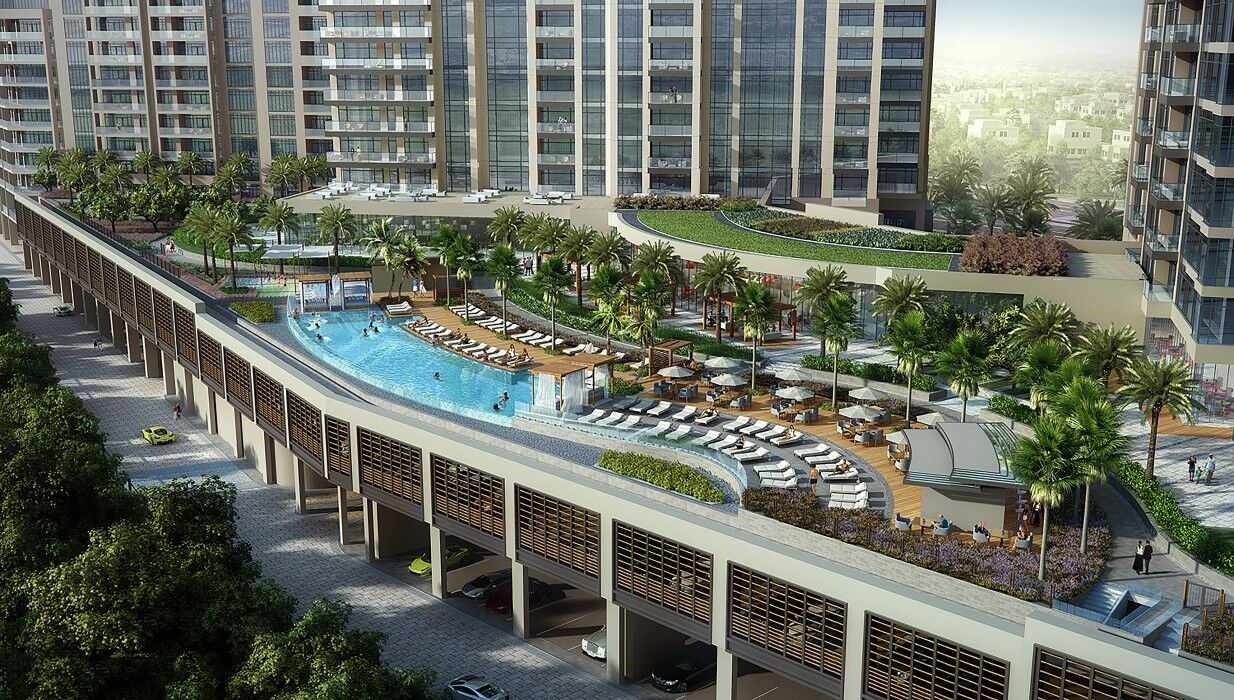 Vida Emirates Hills Hotel Dubai Eksteriør billede
